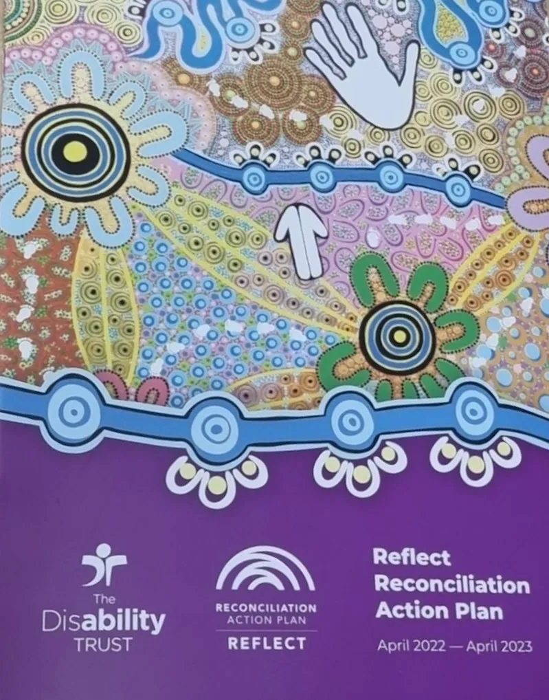 The Disability Trust Reflect RAP artwork