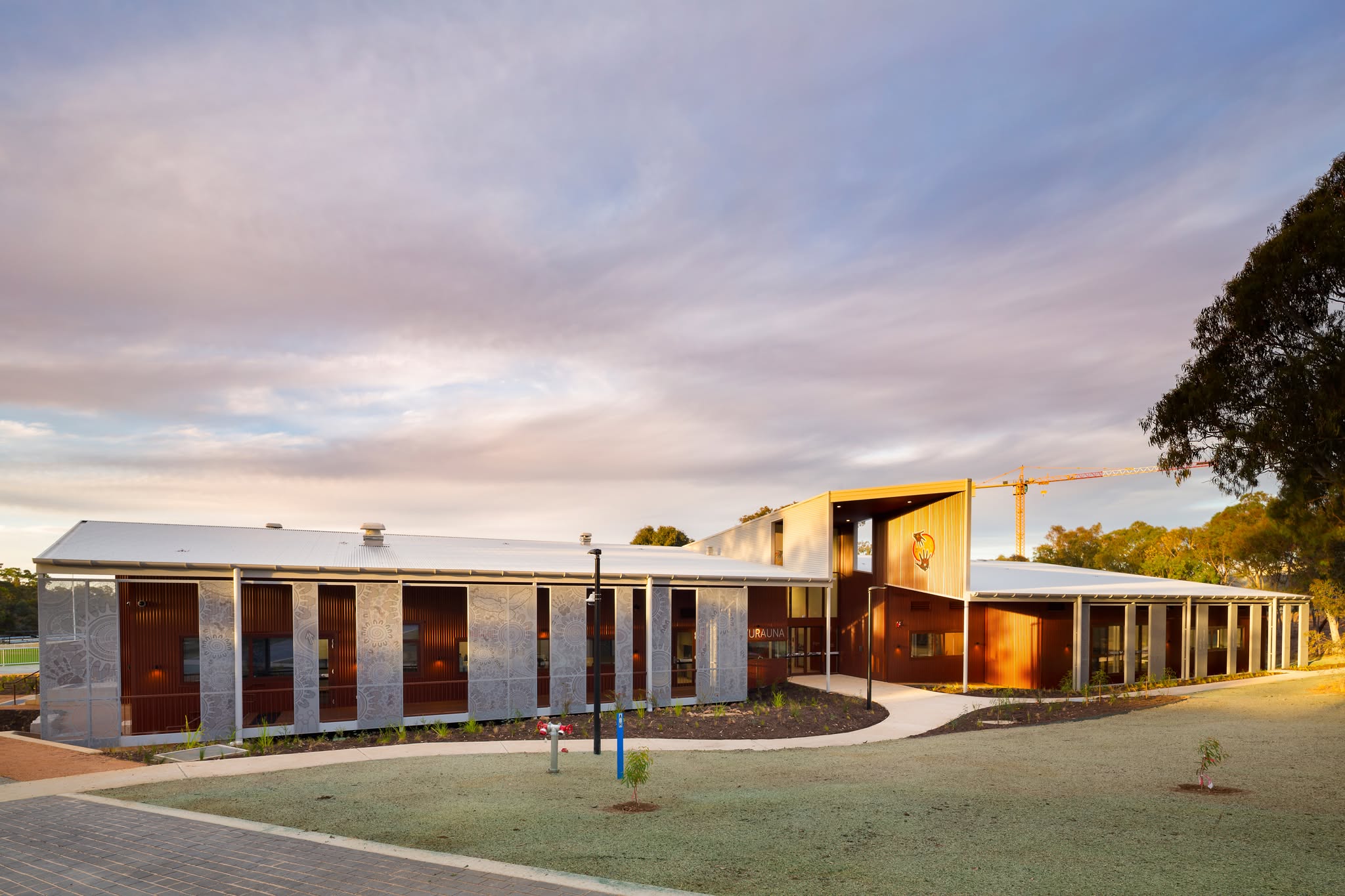 Canberra Institute of Technology Yurauna Centre architectural art panels