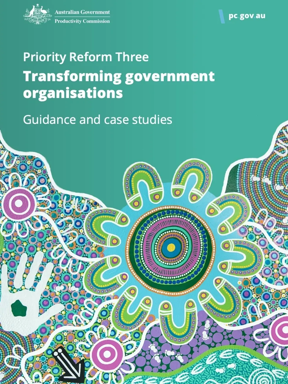 Productivity Commission Priority Reform Three artwork